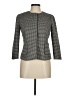 Ann Taylor Houndstooth Gray Jacket Size Med Petite - photo 1