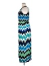 AB Studio Chevron-herringbone Blue Casual Dress Size XL - photo 5