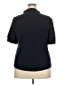 Adrianna Papell Black Short Sleeve Blouse Size XXL - photo 2