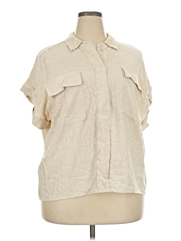 Simply Vera Vera Wang Short Sleeve Blouse (view 1)