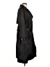 DKNY 100% Polyester Black Trenchcoat Size L - photo 4