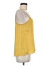 Mango 100% Polyester Yellow Tank Top Size M - photo 4
