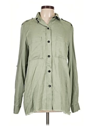 Zara Long Sleeve Button-Down Shirt (view 1)