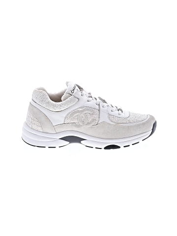 Chanel Tweed And Suede Sneakers (view 1)