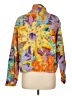 Sandy Starkman 100% Rayon Yellow Jacket Size L - photo 2