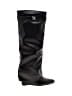 Unbranded Black Boots Size 8 - photo 1
