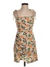 Lush 100% Polyester Paisley Orange Casual Dress Size S - photo 1