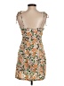 Lush 100% Polyester Paisley Orange Casual Dress Size S - photo 2