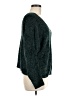 Pink Rose 100% Polyester Green Pullover Sweater Size M - photo 4