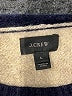 J.Crew 100% Lambswool Color Block Gray Wool Pullover Sweater Size L - photo 7