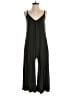 Agnes & Dora Solid Black Jumpsuit Size S - photo 1