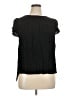 Daniel Rainn 100% Rayon Black Short Sleeve Blouse Size 1X - photo 1