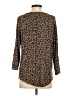 Market and Spruce Animal Print Brown Pullover Sweater Size S - photo 2