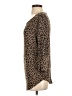 Market and Spruce Animal Print Brown Pullover Sweater Size S - photo 5