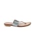 MICHAEL Michael Kors Silver Flip Flops Size 9 1/2 - photo 1
