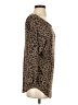 Market and Spruce Animal Print Brown Pullover Sweater Size S - photo 4