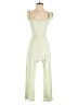 Caution to the Wind Solid Green Jumpsuit Size XXS (estimated) - photo 1