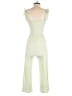 Caution to the Wind Solid Green Jumpsuit Size XXS (estimated) - photo 2