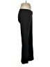 Ecru Solid Black Dress Pants Size L - photo 4