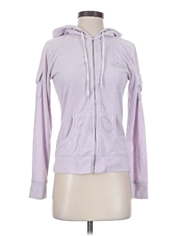 BCBGMAXAZRIA Zip Up Hoodie (view 1)