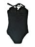 J.Crew Solid Black One Piece Swimsuit Size 8 - photo 2