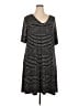 Chico's Polka Dots Black Casual Dress Size XXL (4) - photo 1
