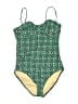 J.Crew Print Green One Piece Swimsuit Size 20 - photo 1