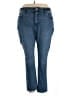 a.n.a. A New Approach Solid Blue Jeans Size 22 - photo 1