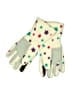 Lands' End 100% Polyester Stars Ivory Gloves Size M - photo 2