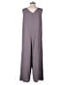 Eileen Fisher Solid Gray Jumpsuit Size L - photo 2