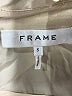 FRAME 100% Silk Metallic Solid White Ivory Long Sleeve Silk Top Size S - photo 7