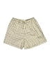 WeWoreWhat 100% Cotton Checkered-gingham Yellow Shorts Size S - photo 1