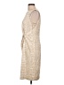 J. McLaughlin Metallic Tan Cocktail Dress Size L - photo 5