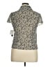 Jones Wear 100% Polyester Gray Short Sleeve Blouse Size 14 - photo 2