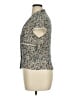 Jones Wear 100% Polyester Gray Short Sleeve Blouse Size 14 - photo 5