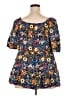 BLOOMCHIC 100% Polyester Blue Short Sleeve Blouse Size 18 - photo 2