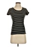 Atmosphere Stripes Black Short Sleeve T-Shirt Size 4 - photo 1