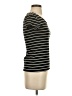 Atmosphere Stripes Black Short Sleeve T-Shirt Size 4 - photo 4