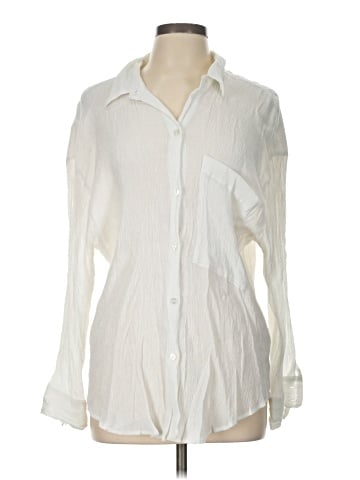 Abercrombie & Fitch Long Sleeve Button-Down Shirt (view 1)