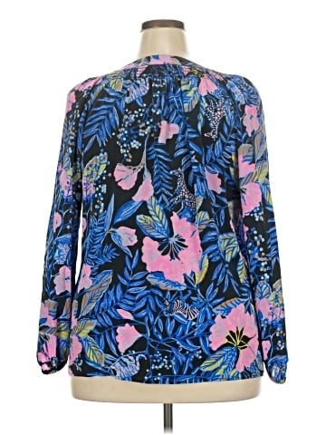 Lilly Pulitzer 3/4 Sleeve Silk Top (view 2)