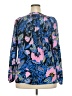 Lilly Pulitzer 100% Silk Blue 3/4 Sleeve Silk Top Size XXL - photo 2