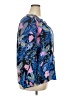 Lilly Pulitzer 100% Silk Blue 3/4 Sleeve Silk Top Size XXL - photo 4