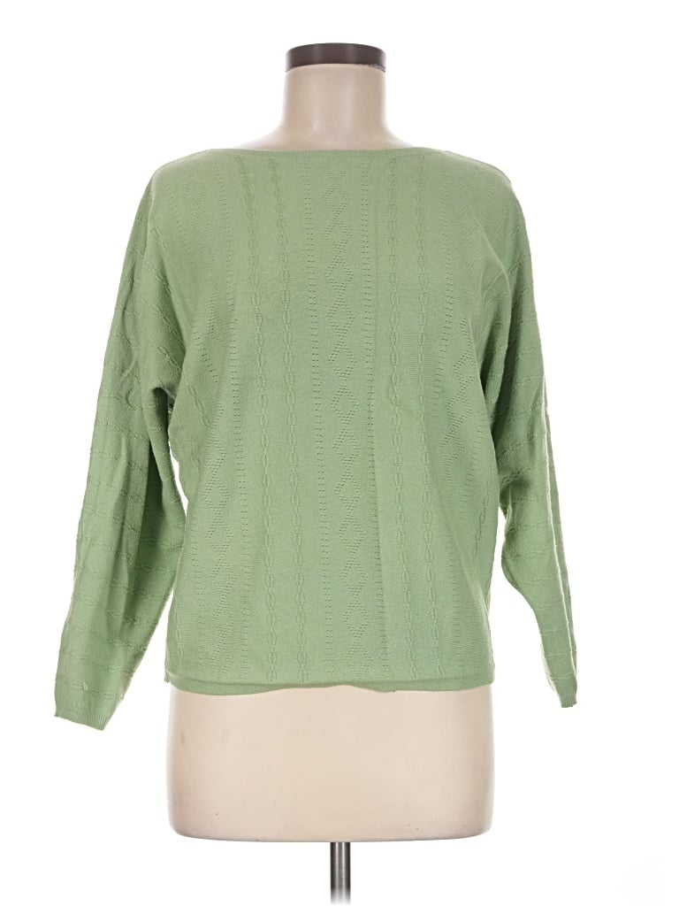 Pre-owned Vila Milano Pullover Sweater In Green