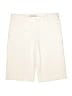 Beth Bowley Solid Ivory Khaki Shorts Size 4 - photo 1