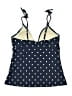 Kona Sol Polka Dots Blue Swimsuit Top Size L - photo 2