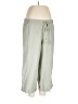 Westbound Green Linen Pants Size XL - photo 1