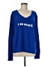 Peace Love World Blue Pullover Sweater Size Med - Lg - photo 1