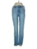 Just Black Hearts Blue Jeans Size 25 waist - photo 1