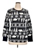 Old Navy Print Black Pullover Sweater Size XL - photo 1
