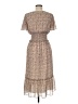 Max Studio 100% Polyester Paisley Brown Cocktail Dress Size M - photo 2